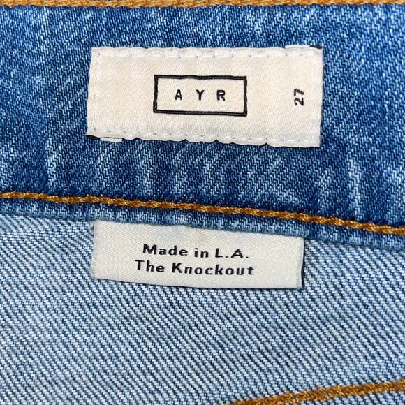 AYR The Knockout Jeans Barrel Leg Denim - Picture 11 of 13